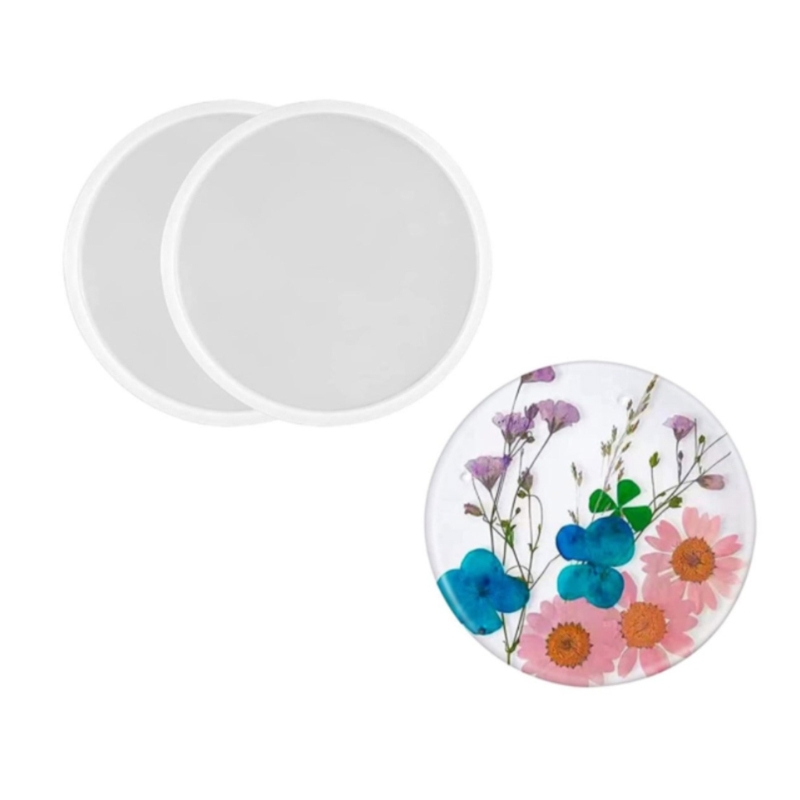 Jewelry Making Table - Round Coaster Resin Mould Disc Shape