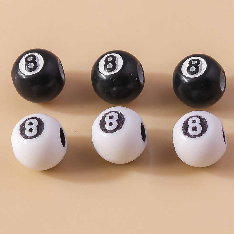 Jewelry Making Table - 50pcs Resin 3D Black No 8