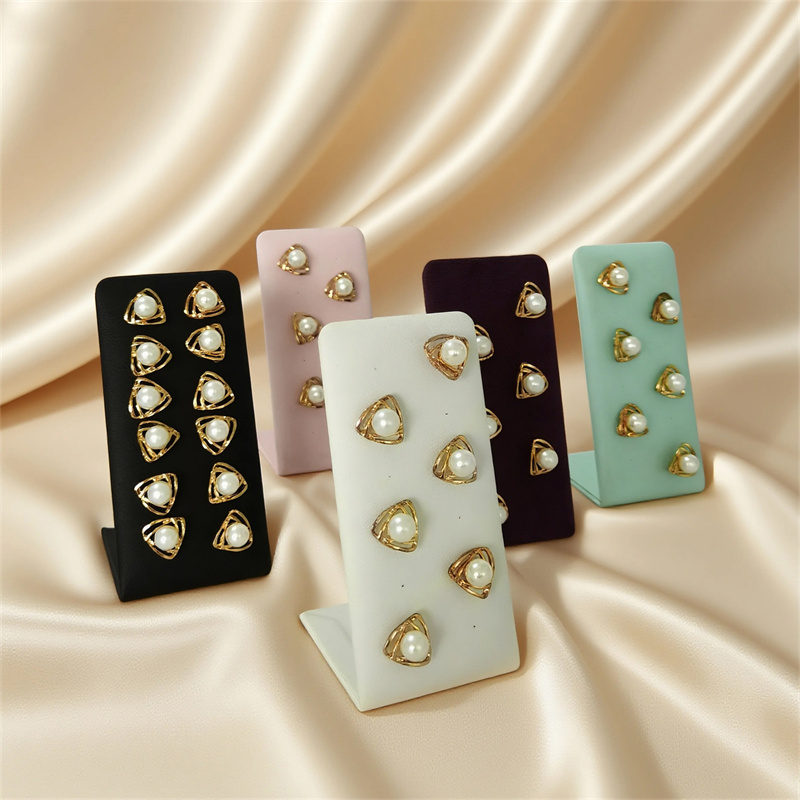 Jewelry Making Table - 6-Color L-Shaped 6 Pairs Of Stud