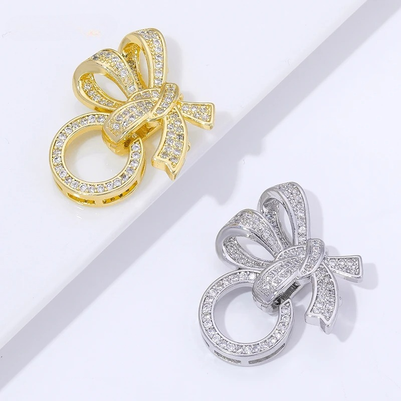 Jewelry Making Rings - 18K Gold Plated Pearl Clasps Connectors