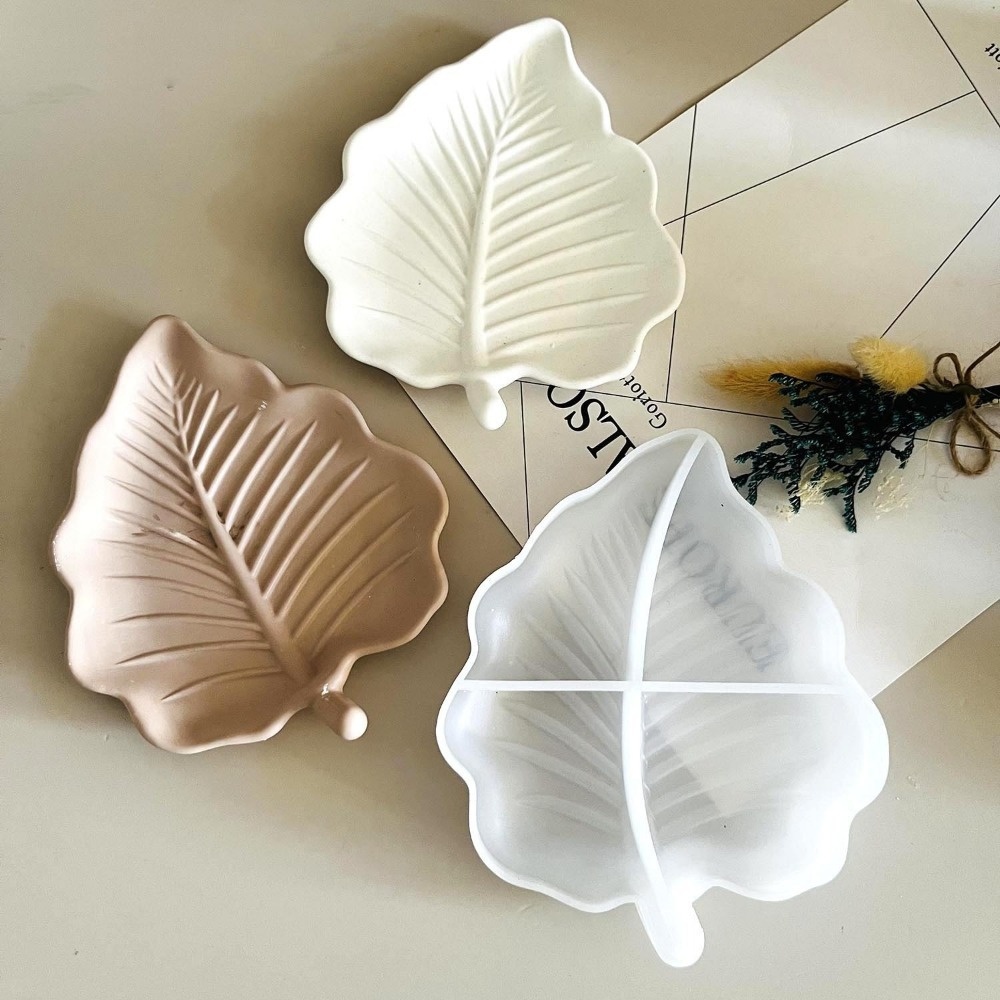 Jewelry Making Table - Leaf-shaped tray mold, leaf-shaped board silicone