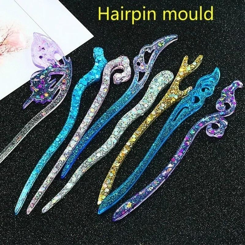 Jewelry Making Adults - New Transparent Hairpin Silicone Special Mould