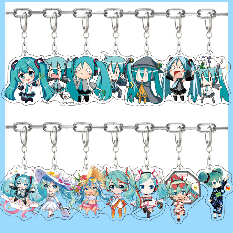 Jewelry Making Rings - Hatsune Miku Anime Acrylic Cute Figure