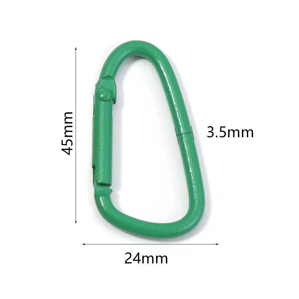 10pcs Colorful Carabiner Clip  - Jewelry Making Rings ulasan dan harga