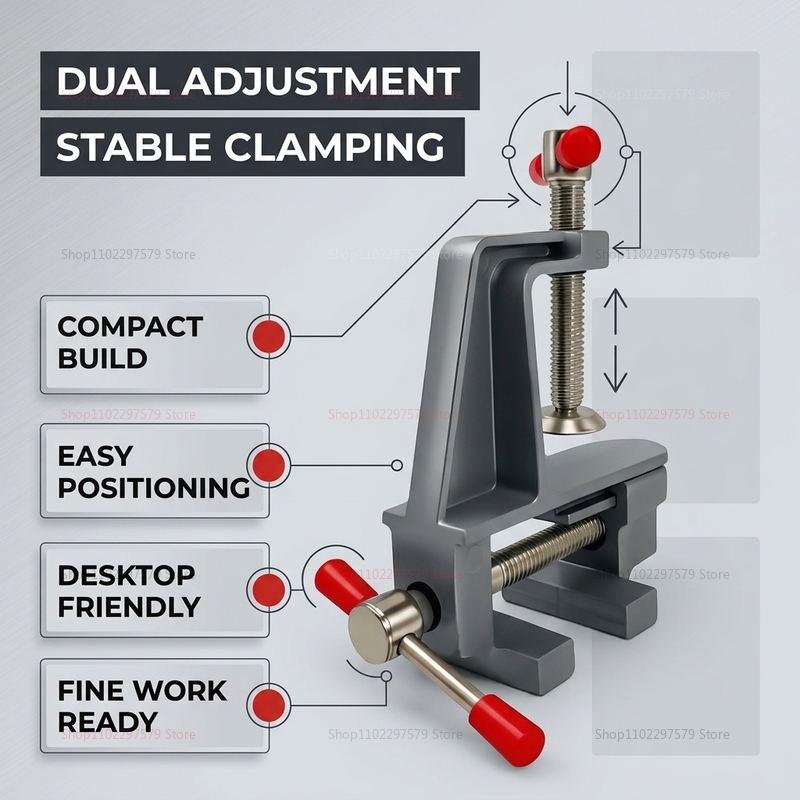Aluminum Mini Table Bench Vice - Jewelry Making Table ulasan dan harga
