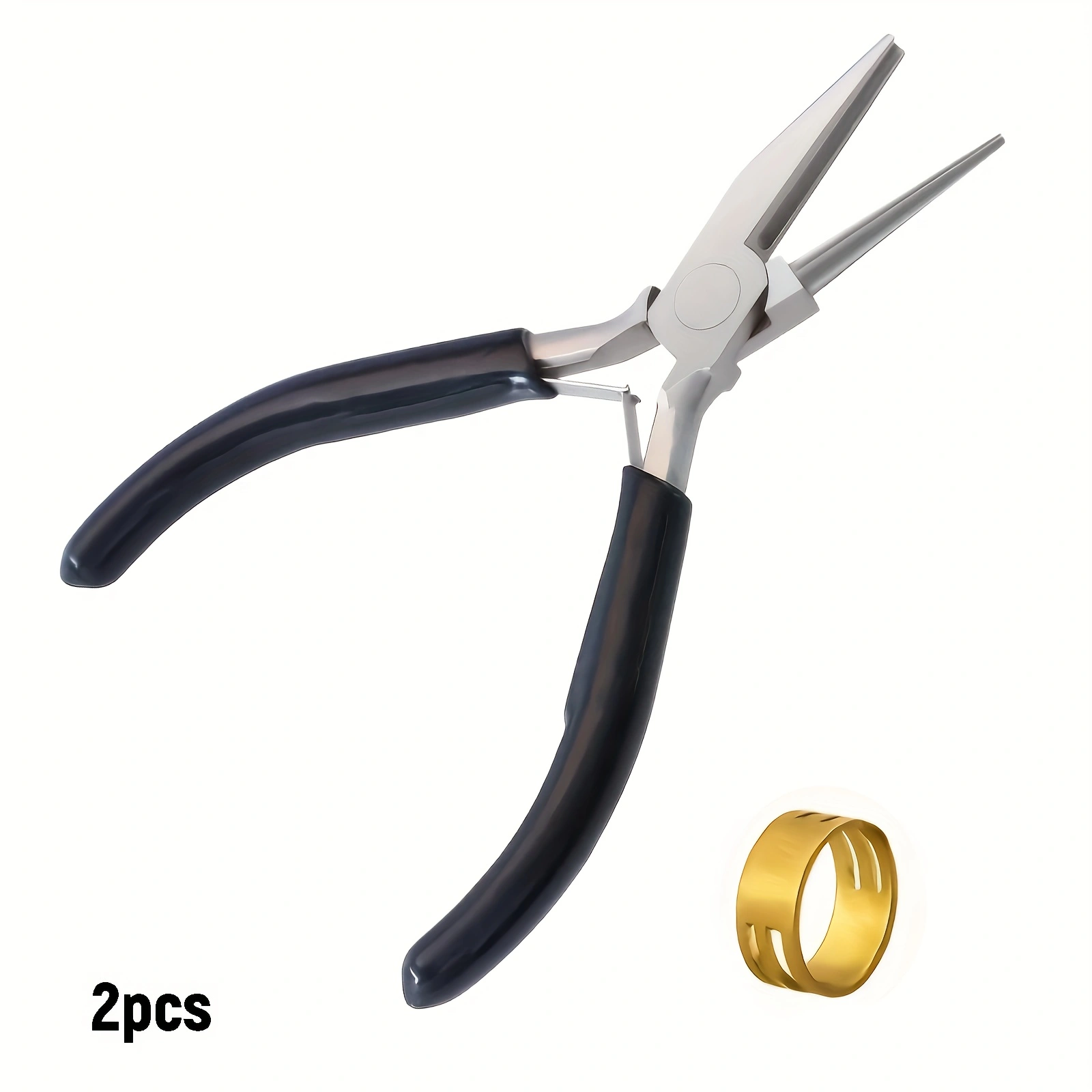 2/1pcs black pointed nose plie - Jewelry Making Round Nose Pliers ulasan dan harga