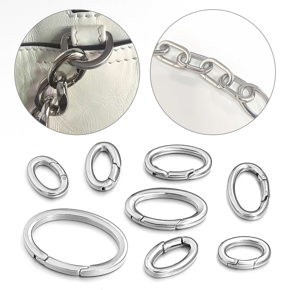 1pc Stainless Steel Spring Cla - Jewelry Making Rings ulasan dan harga