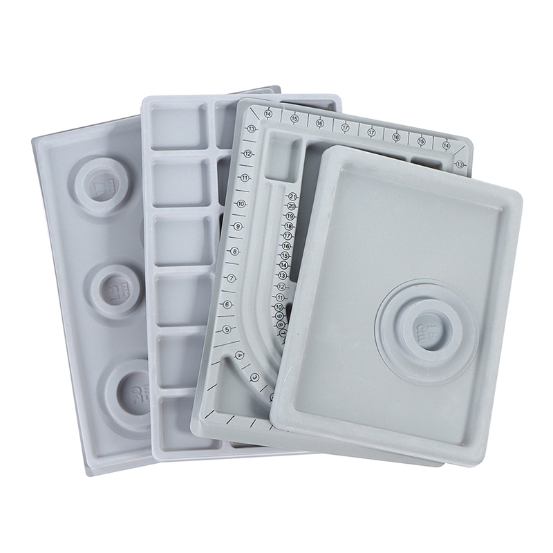 Gray Flocked Bead Board Bracel - Jewelry Making Table ulasan dan harga