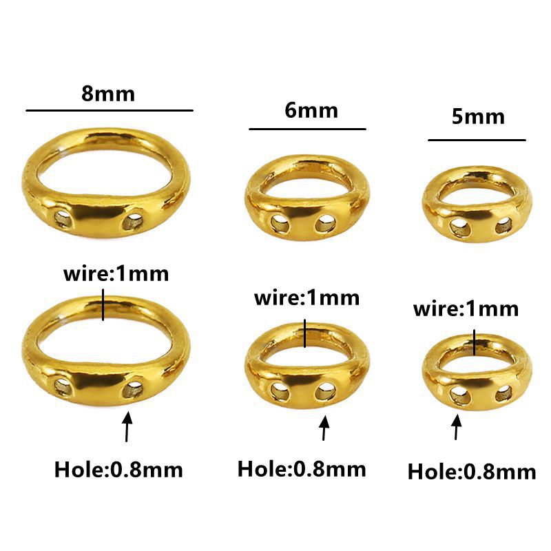 30pcs 5/6/8mm Stainless Steel  - Jewelry Making Bead ulasan dan harga