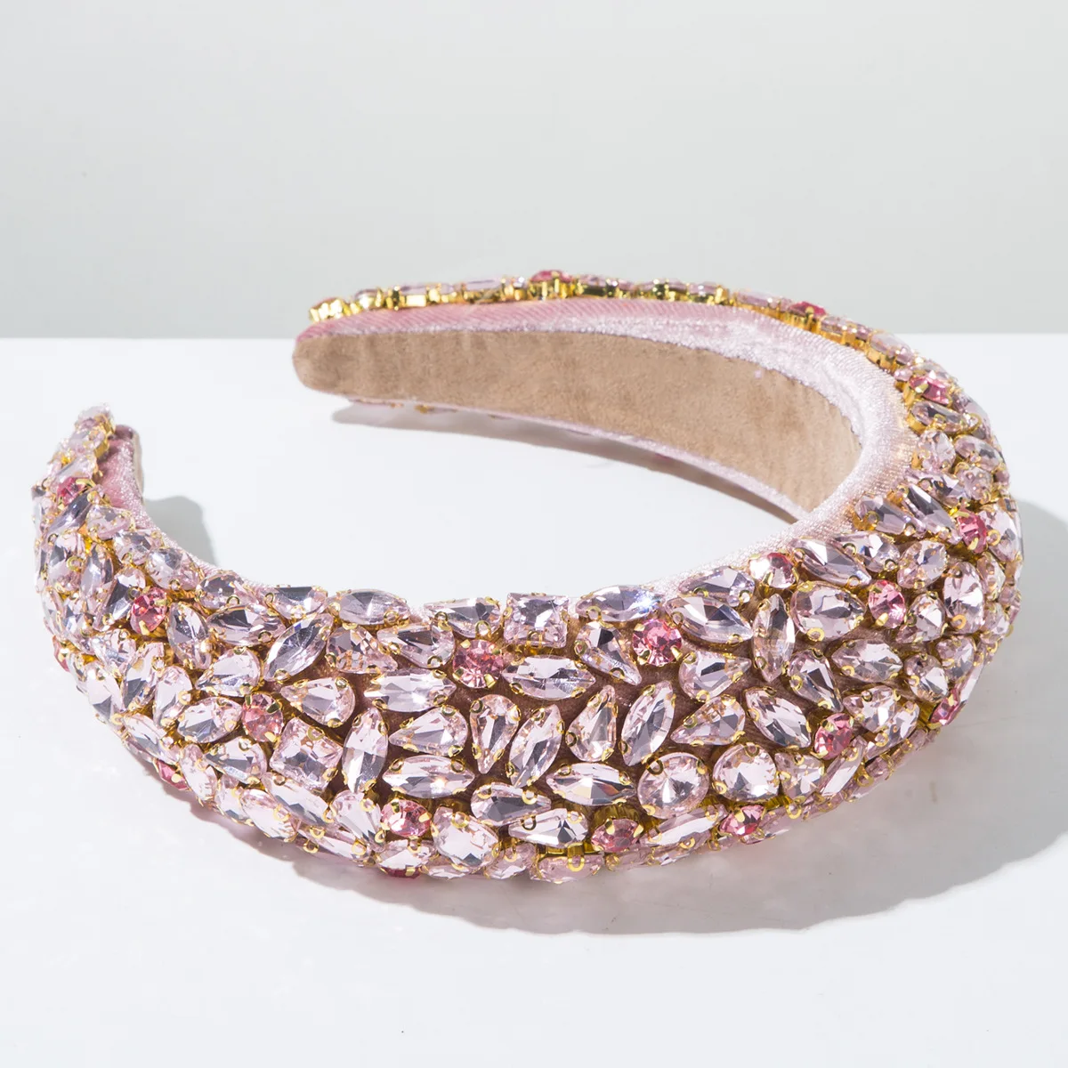 Luxury Crystal Beaded Headband - Jewelry Making Adults ulasan dan harga