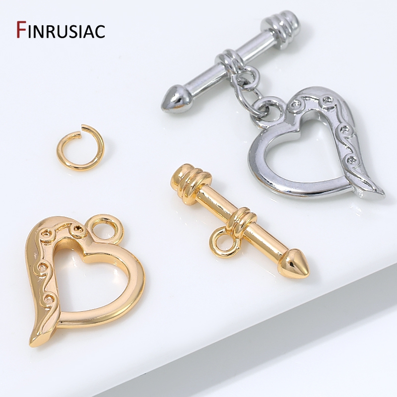 14K Gold Plated Brass Heart Sh - Jewelry Making Items ulasan dan harga