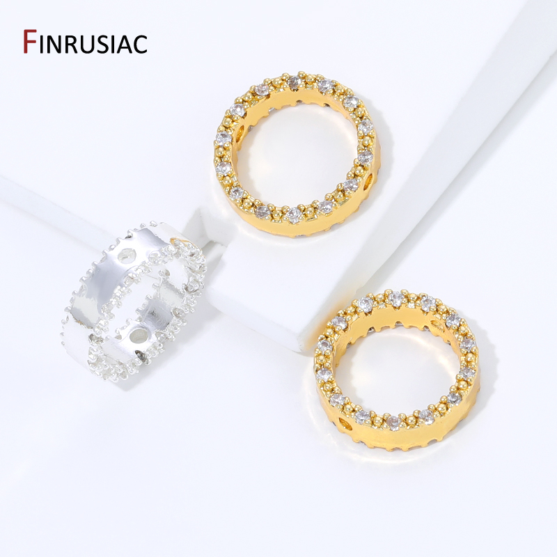 18K Gold Plated Brass Zircon R - Jewelry Making Items ulasan dan harga
