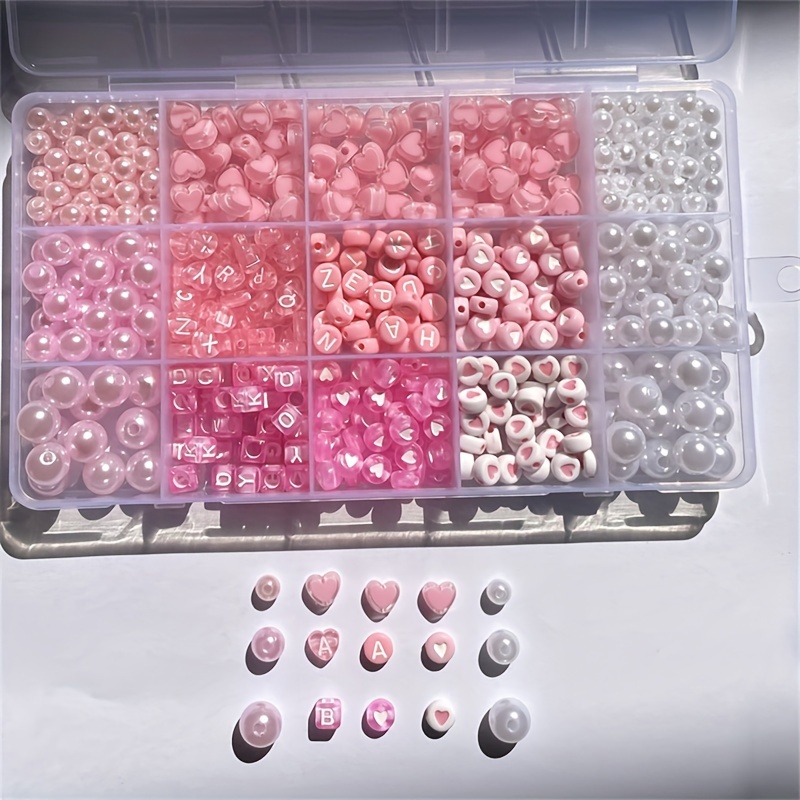 10-Piece Pink Alphabet Box, Ac - Jewelry Making Degree ulasan dan harga