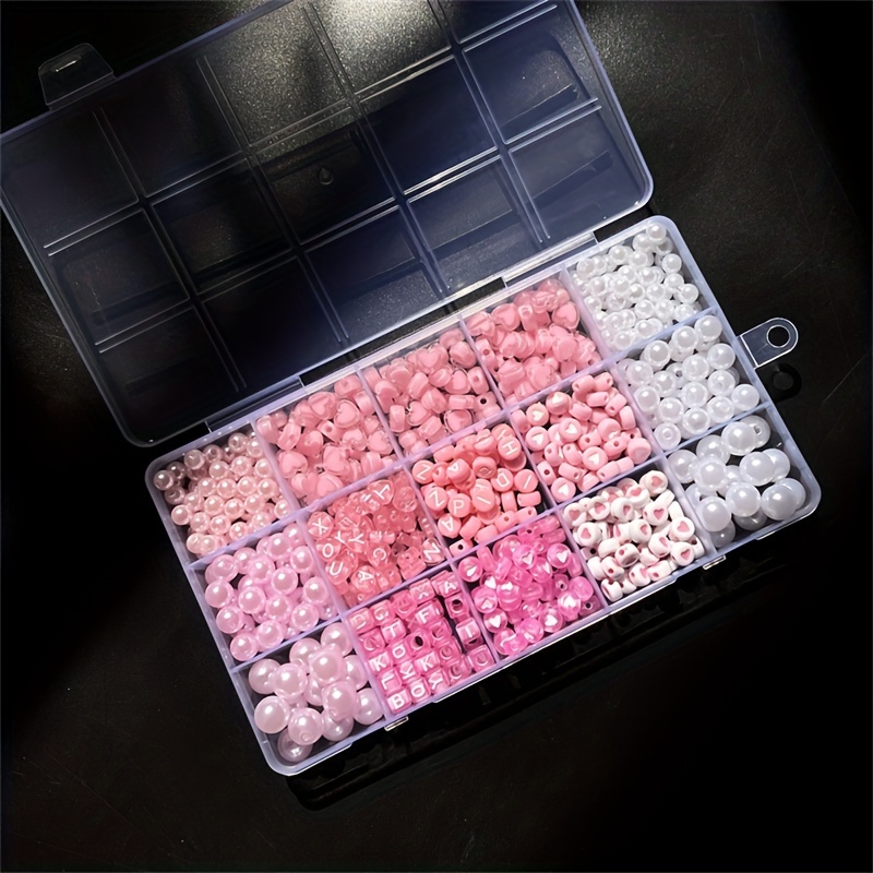 10-Piece Pink Alphabet Box, Ac - Jewelry Making Degree ulasan dan harga