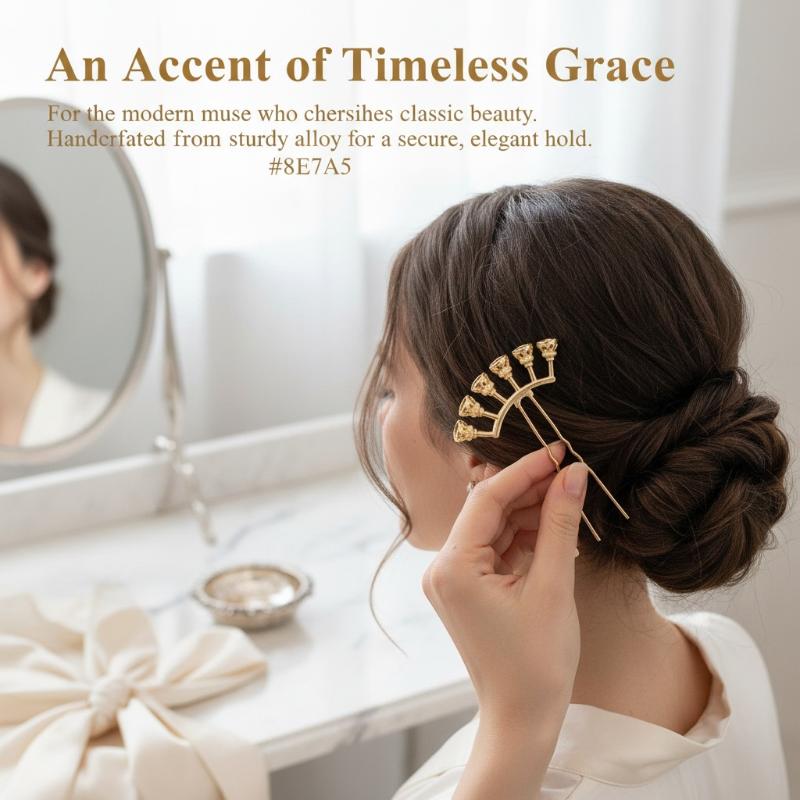 Alloy Arch Hair Pin Blanks wit - Jewelry Making Adults ulasan dan harga