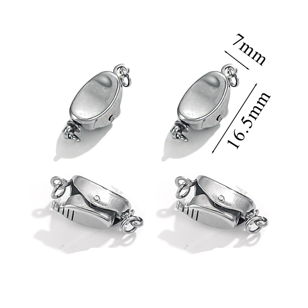 5 Pcs Titanium Steel Necklace  - Jewelry Making Bead ulasan dan harga
