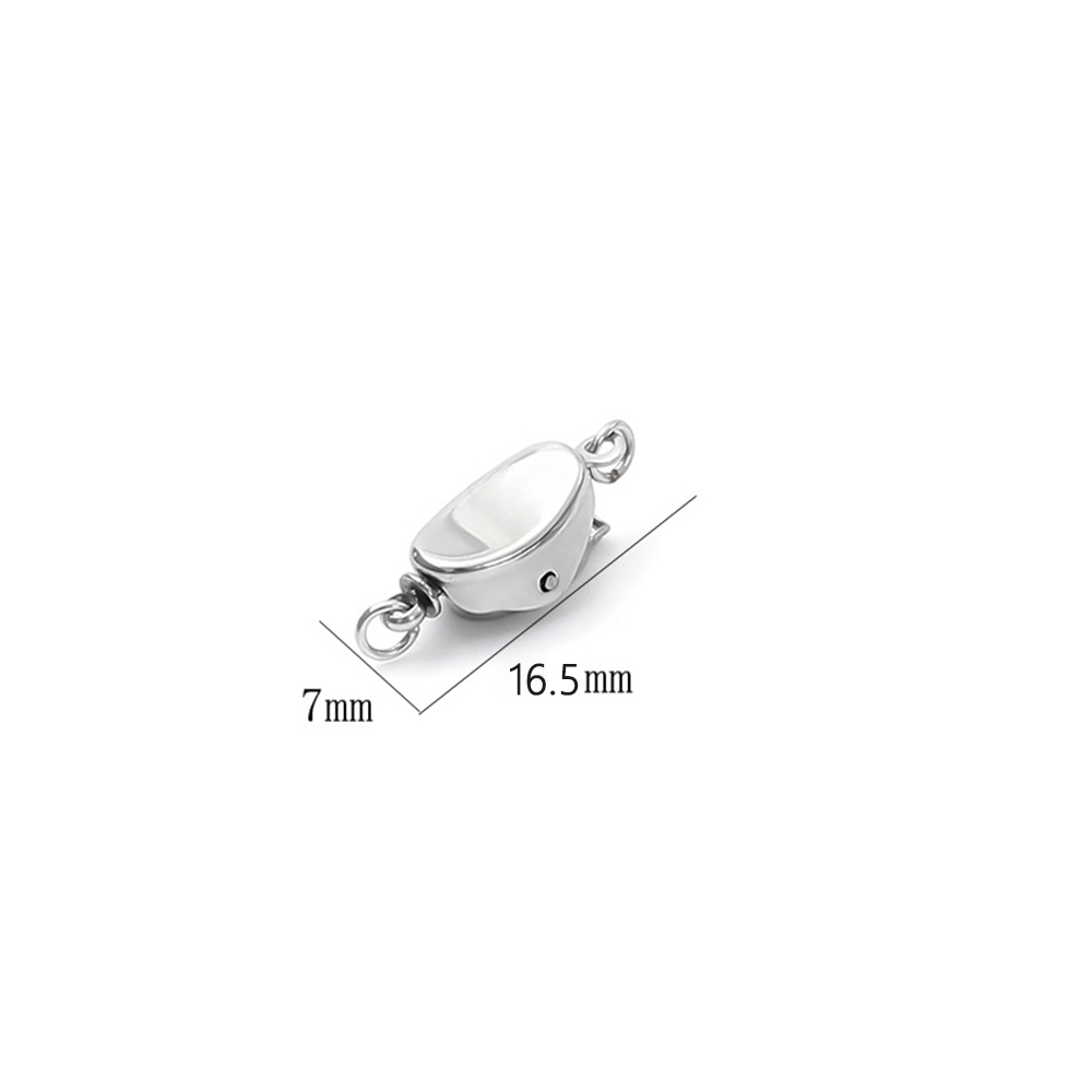 5 Pcs Titanium Steel Necklace  - Jewelry Making Bead ulasan dan harga