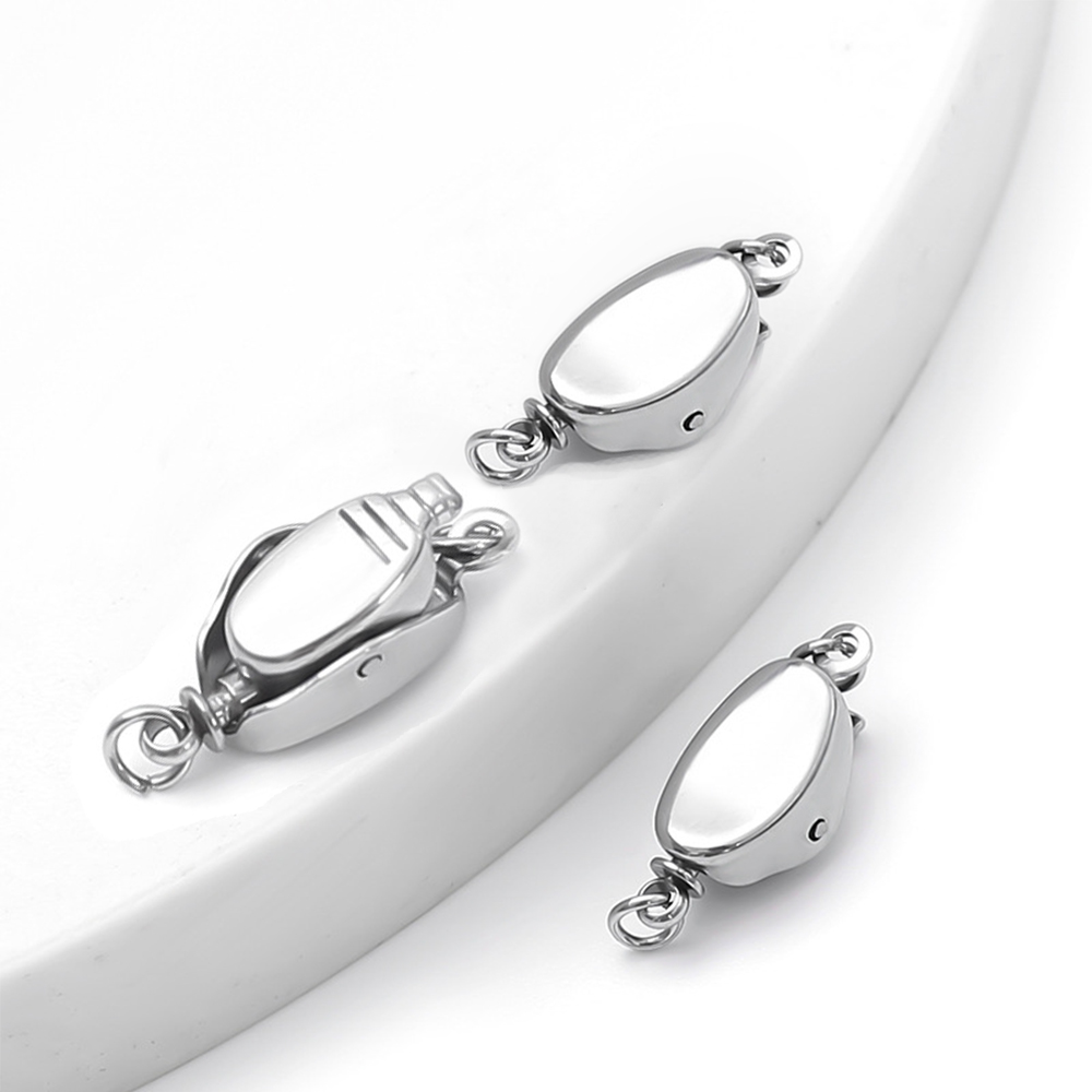 5 Pcs Titanium Steel Necklace  - Jewelry Making Bead ulasan dan harga