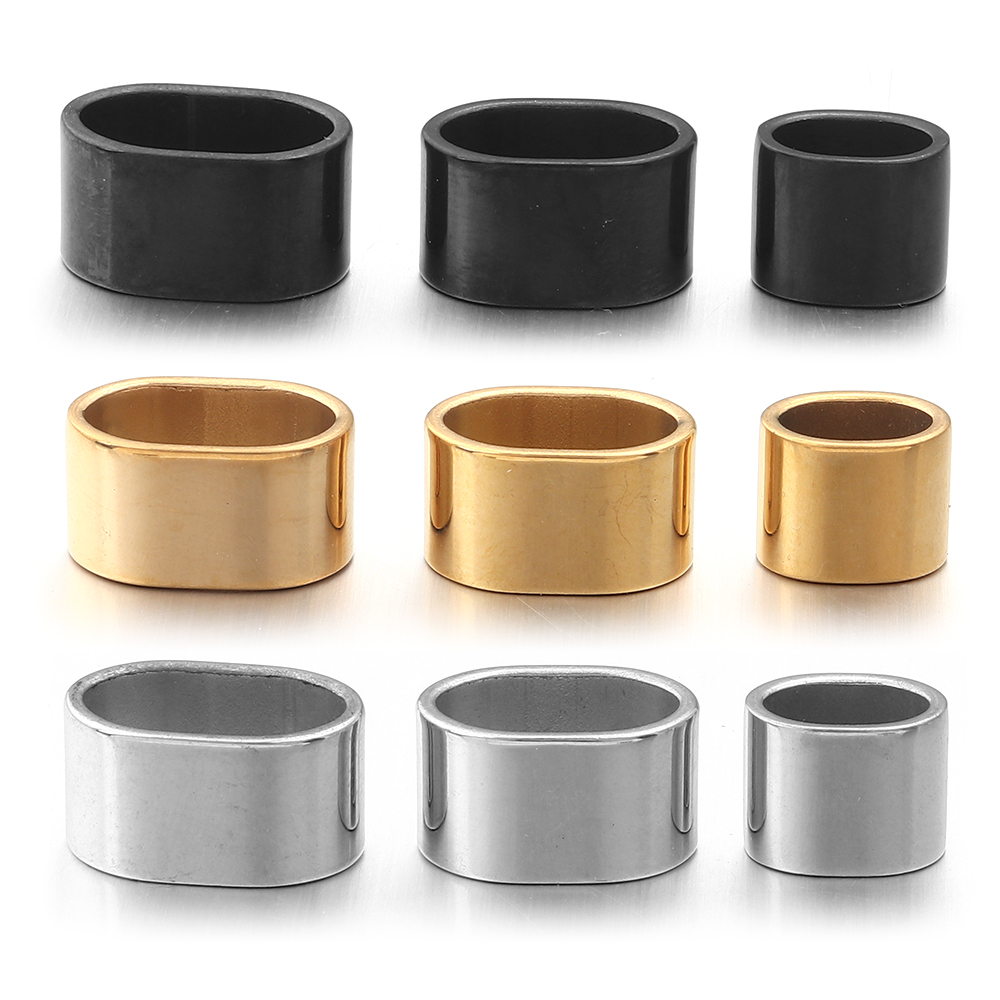 6pcs Flat Stainless Steel Tube - Jewelry Making Bead ulasan dan harga