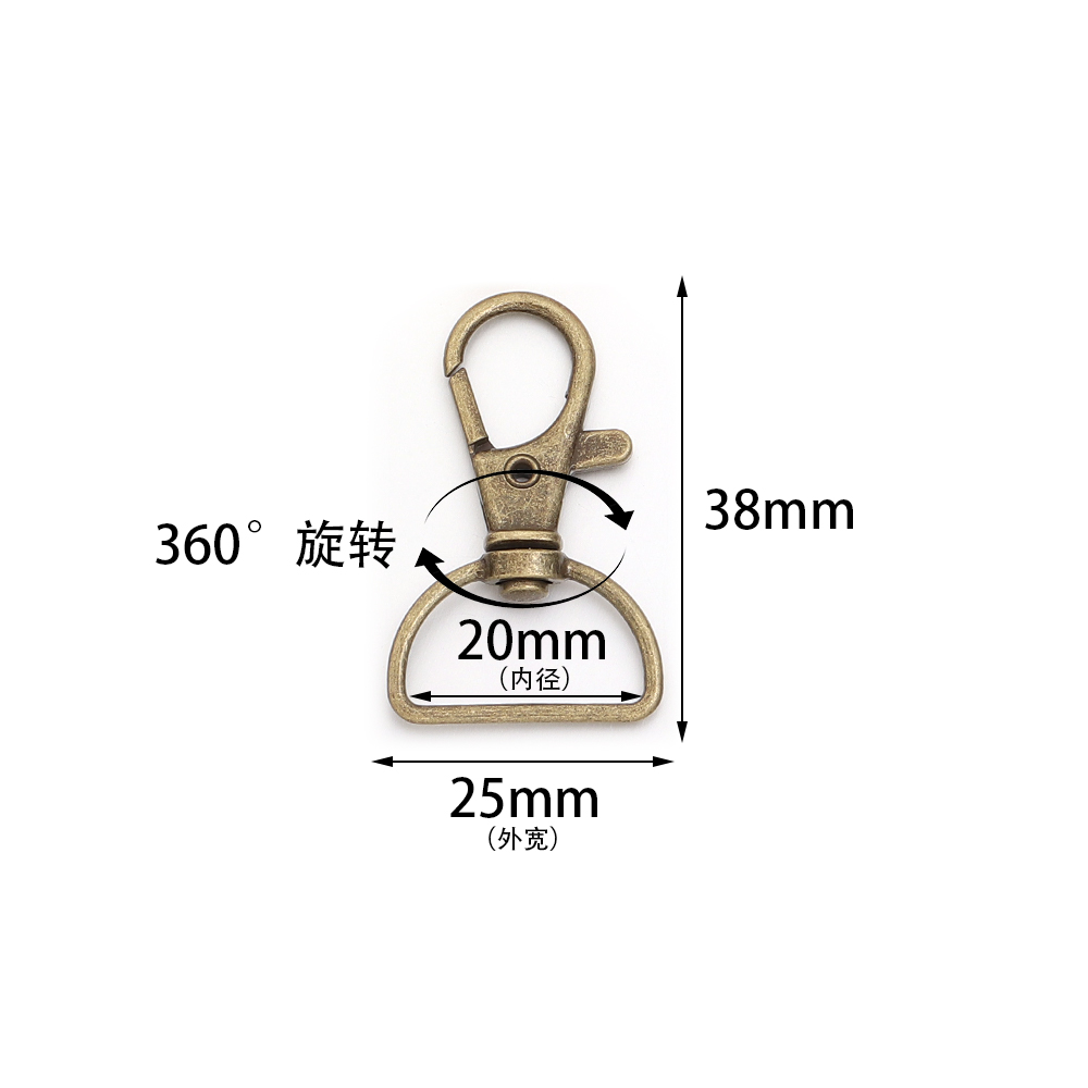 10pcs/lot Metal Swivel Clasps  - Jewelry Making Rings ulasan dan harga