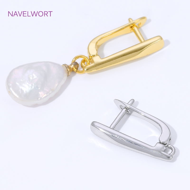 18K Gold Plated Smooth Earring - Jewelry Making Items ulasan dan harga