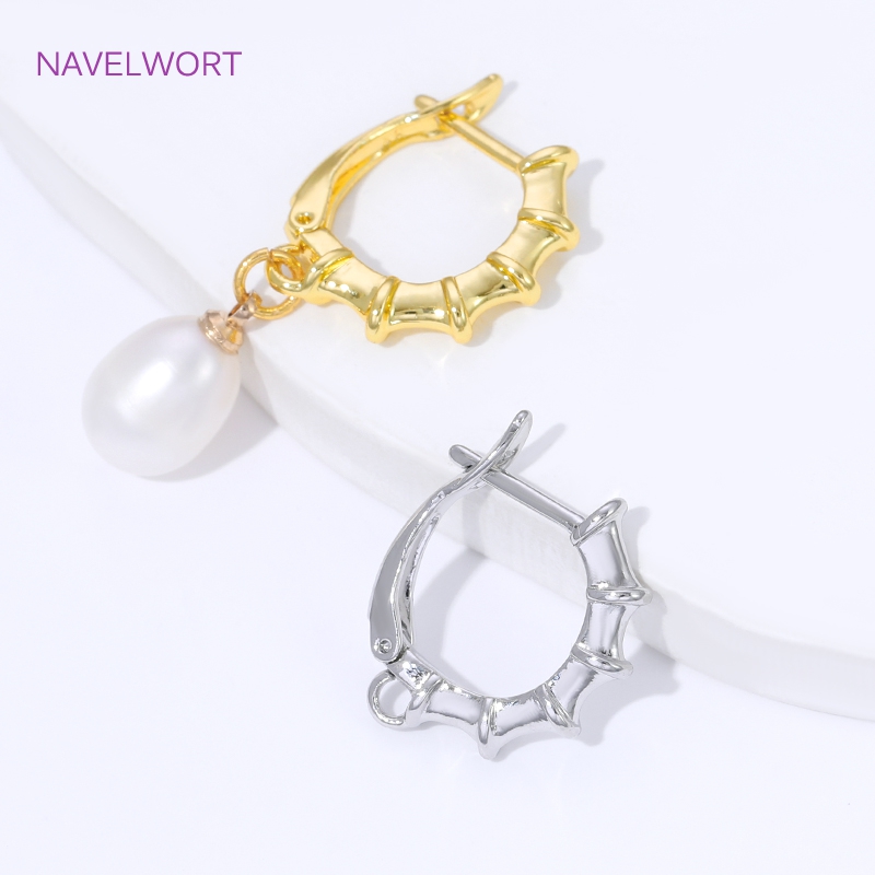 18K Gold Plated Smooth Earring - Jewelry Making Items ulasan dan harga