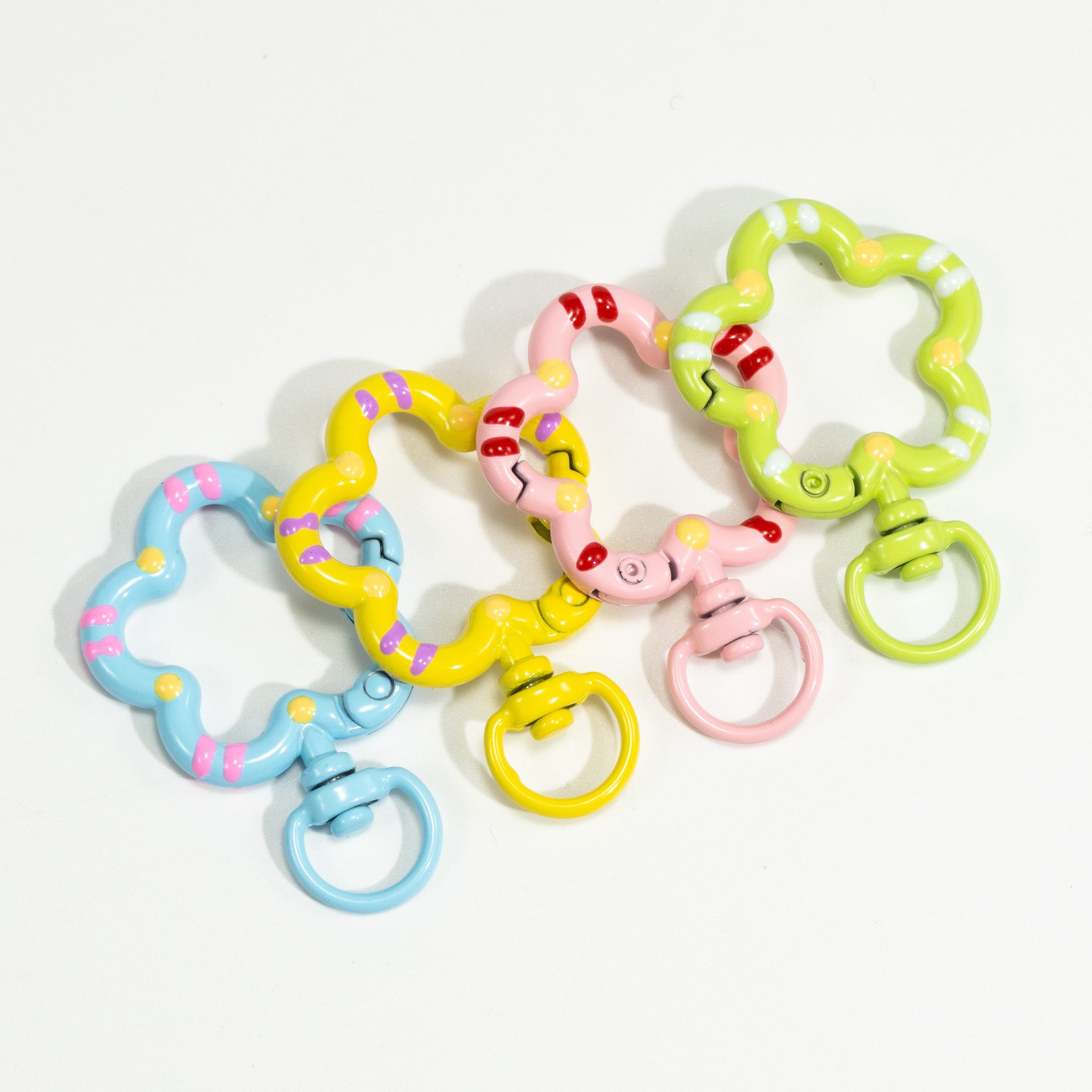 5pcs Flower Metal Lobster Claw - Jewelry Making Rings ulasan dan harga
