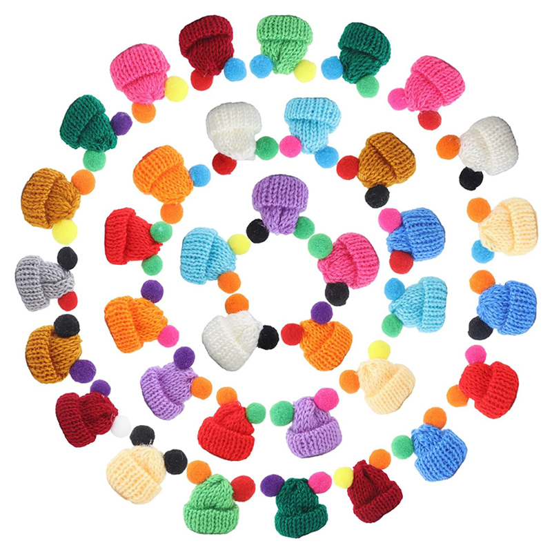 10/20pcs Mini Knitting Hats Kn - Jewelry Making Table ulasan dan harga