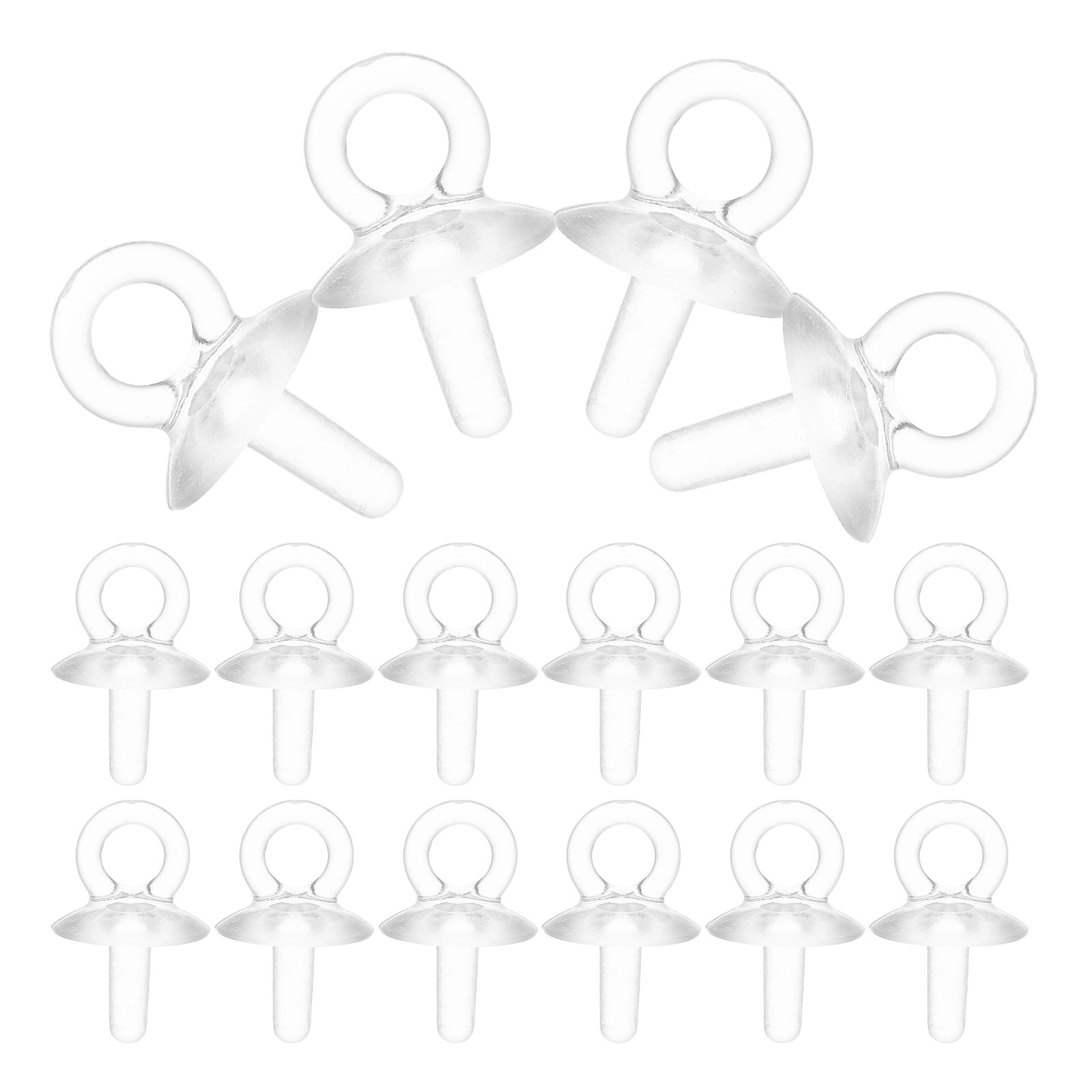 100Pcs Resin Cup Eye Pins Pear - Jewelry Making Eye Pins ulasan dan harga