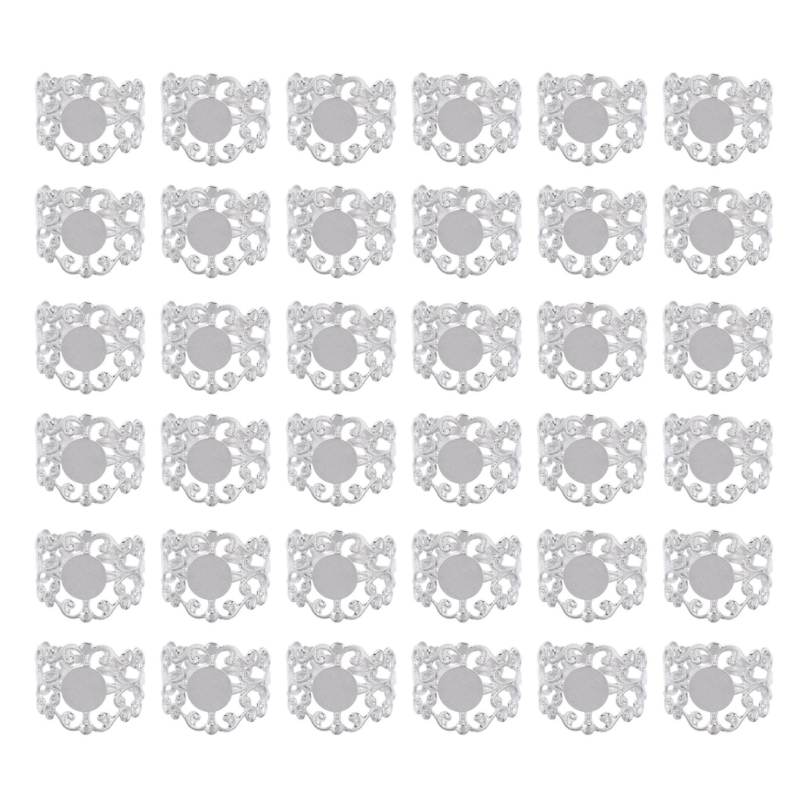 50Pcs Adjustable Oval Flatback - Jewelry Making Gemstones ulasan dan harga