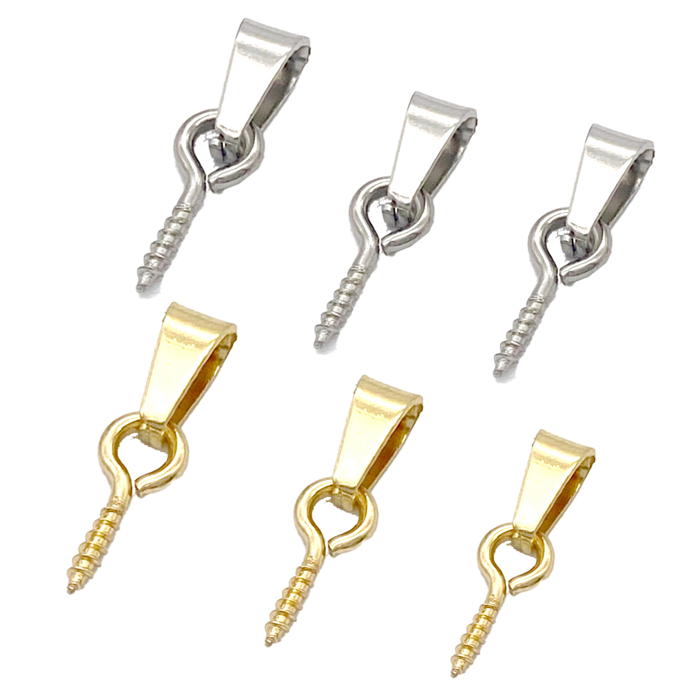20pcs Stainless Steel Screw Ey - Jewelry Making Eye Pins ulasan dan harga