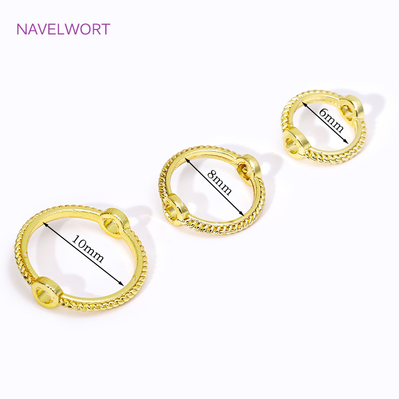 14K/18K Gold Plated Bead Frame - Jewelry Making Items ulasan dan harga