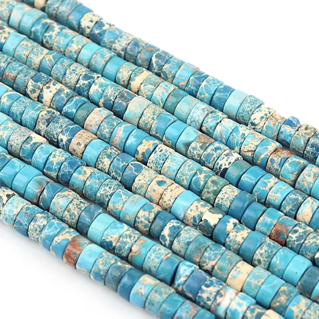 Natural Emperor Stone Turquois - Jewelry Making Gemstones ulasan dan harga