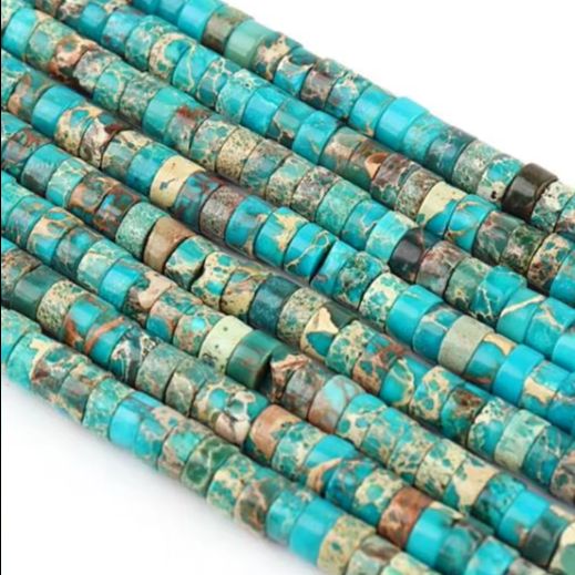 Natural Emperor Stone Turquois - Jewelry Making Gemstones ulasan dan harga
