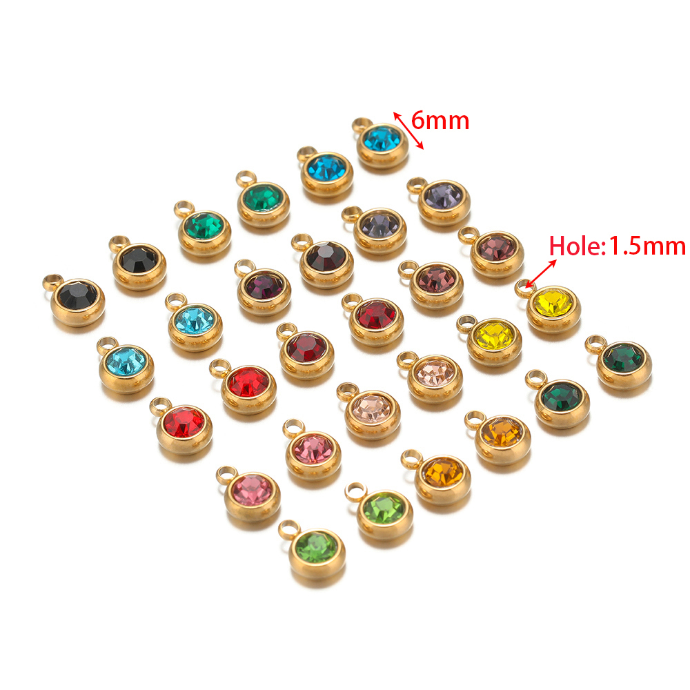 20pcs Zircon Beads Pendants St - Jewelry Making Gemstones ulasan dan harga