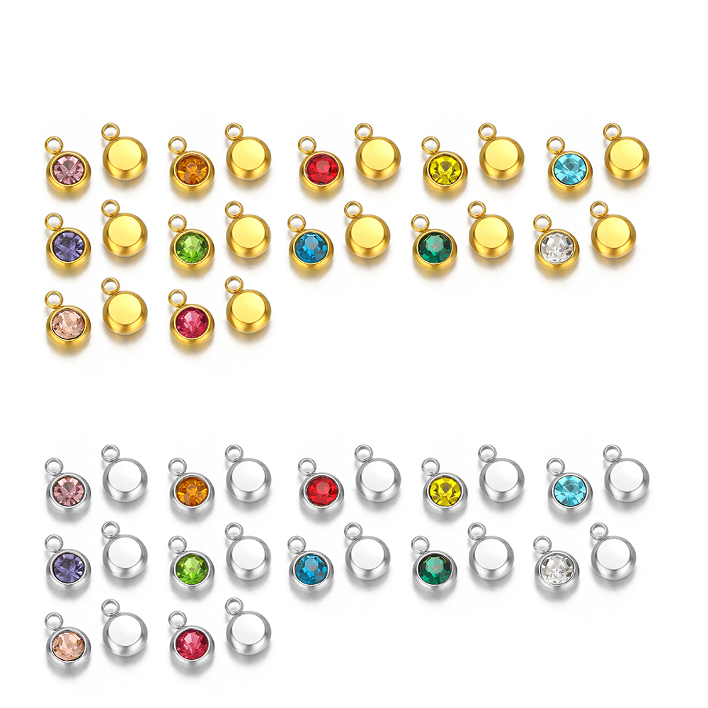 20pcs Zircon Beads Pendants St - Jewelry Making Gemstones ulasan dan harga