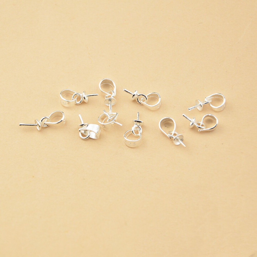 50PCS Silver plated Eye Pins P - Jewelry Making Eye Pins ulasan dan harga