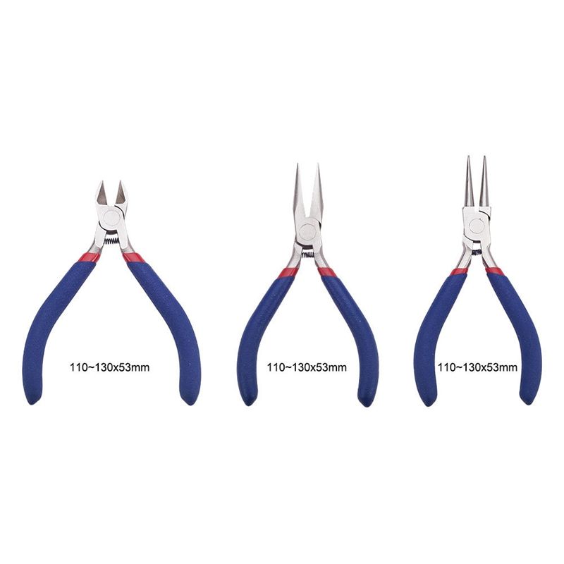 *ABKM 1Set 3Pcs Jewelry Pliers - Jewelry Making Round Nose Pliers ulasan dan harga