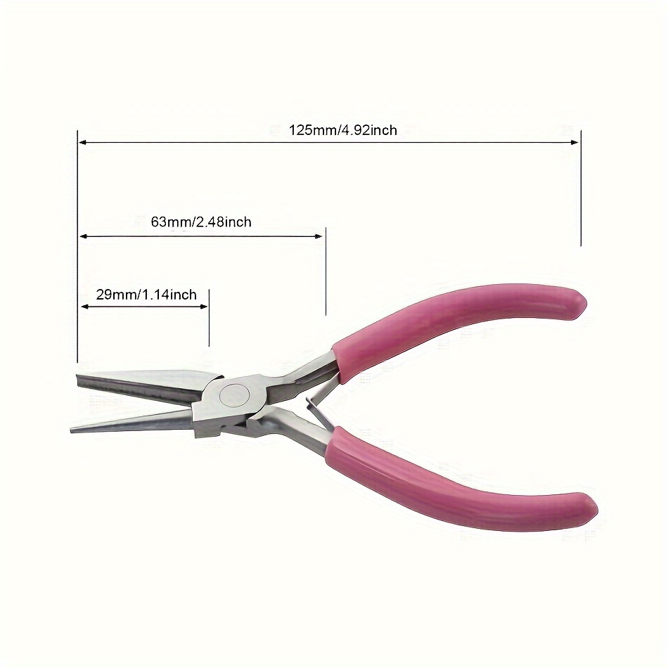 A 12.7 cm round-nose pliers, w - Jewelry Making Round Nose Pliers ulasan dan harga