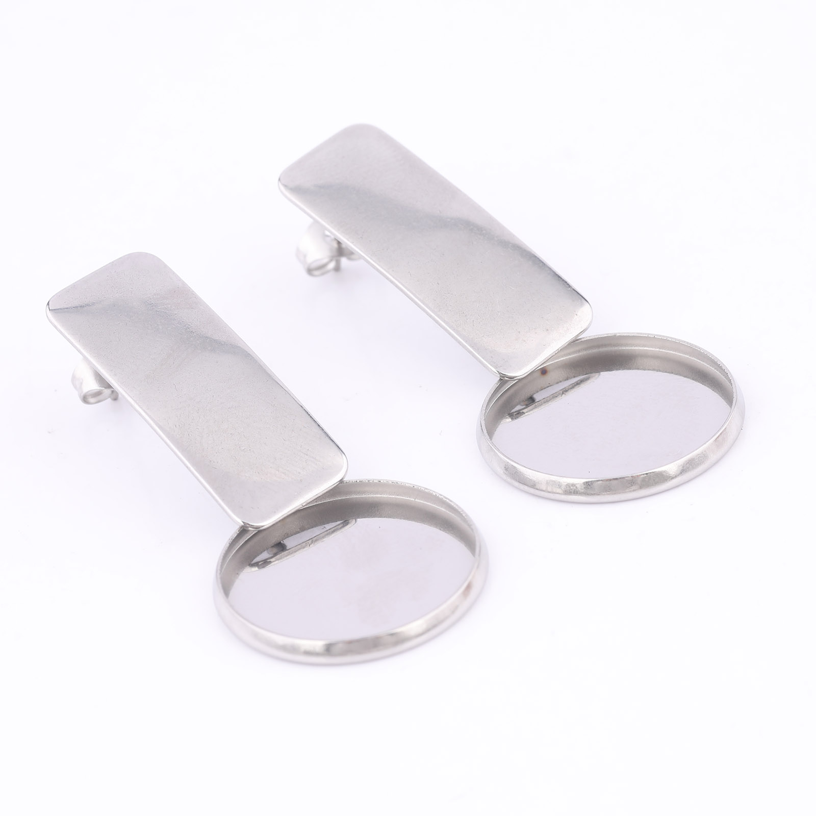 10pcs Stainless Steel Fit 20mm - Jewelry Making Soldering Kit ulasan dan harga