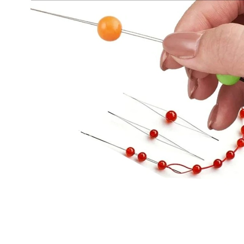 1-10pcs Beading Needles Seed B - Jewelry Making Eye Pins ulasan dan harga