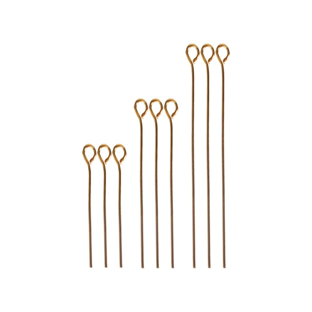 200PCS 16 20 30mm Mini Metal W - Jewelry Making Eye Pins ulasan dan harga