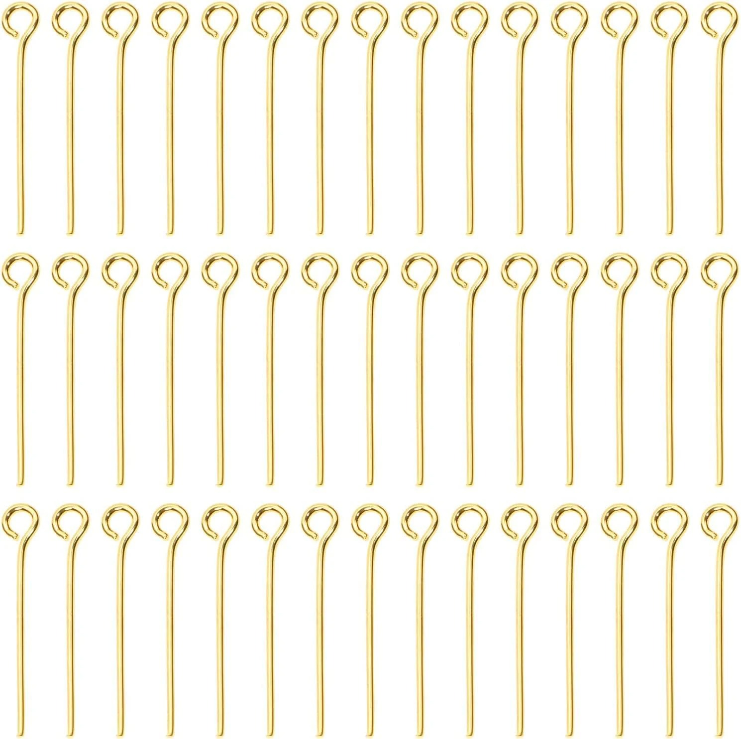 200PCS 16 20 30mm Mini Metal W - Jewelry Making Eye Pins ulasan dan harga