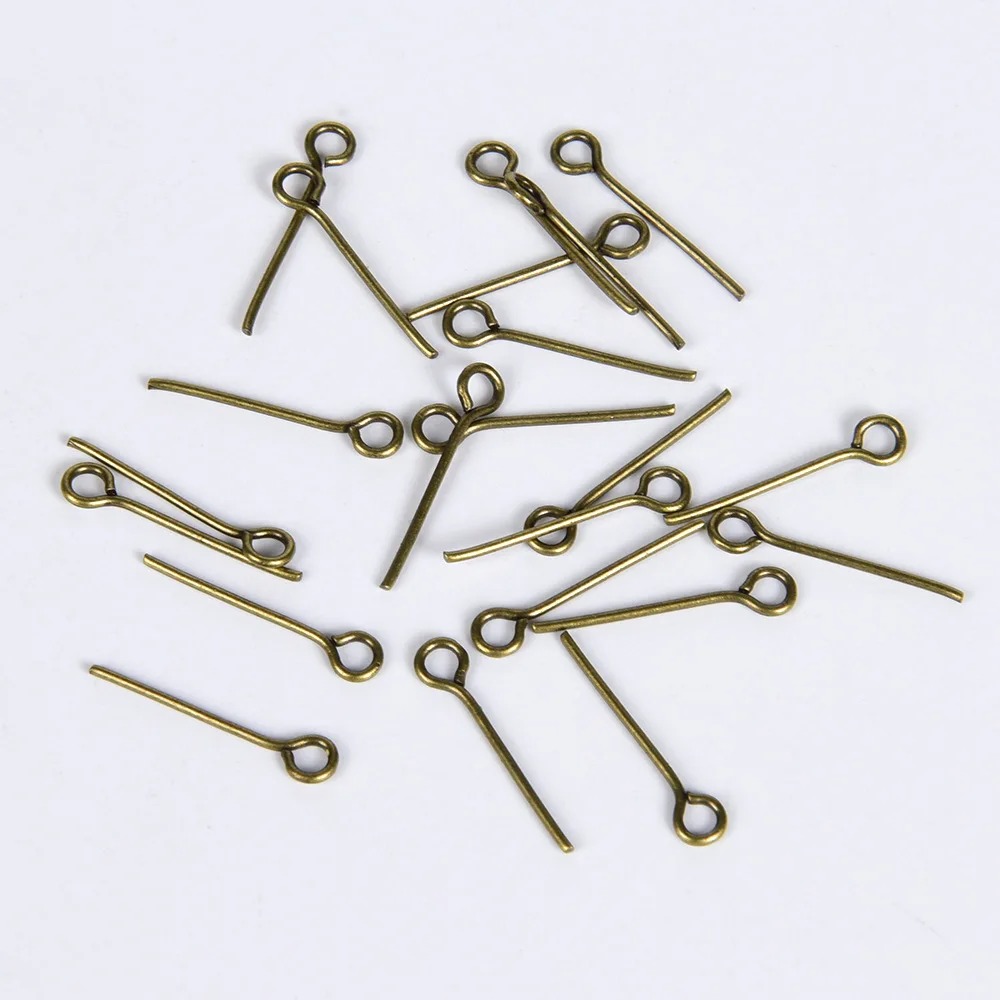 200PCS 16 20 30mm Mini Metal W - Jewelry Making Eye Pins ulasan dan harga