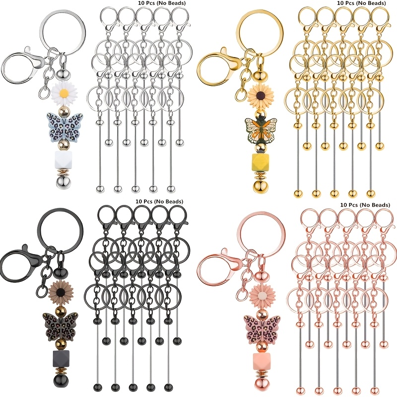 10pcs DIY Unique Blank Beaded  - Jewelry Making Degree ulasan dan harga