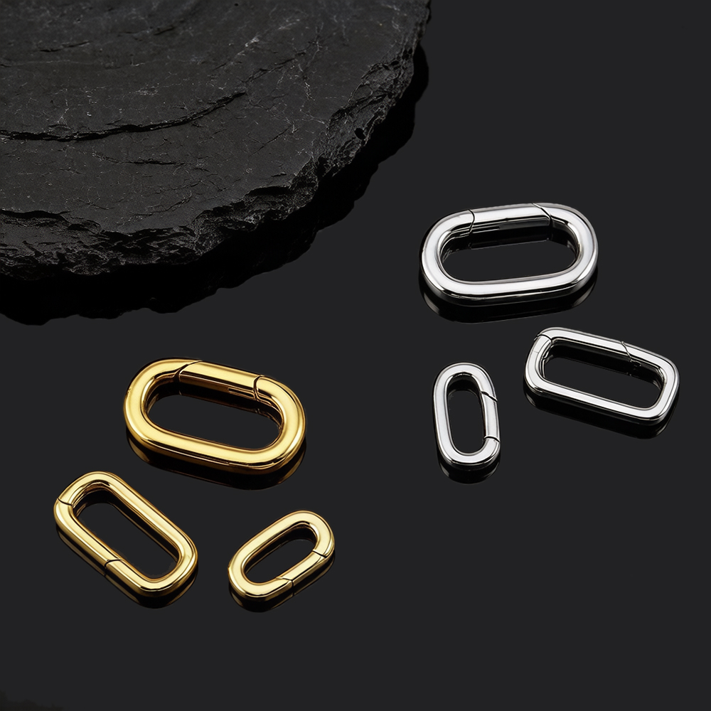 2pcs 18K Gold Plated Filled Ov - Jewelry Making Rings ulasan dan harga