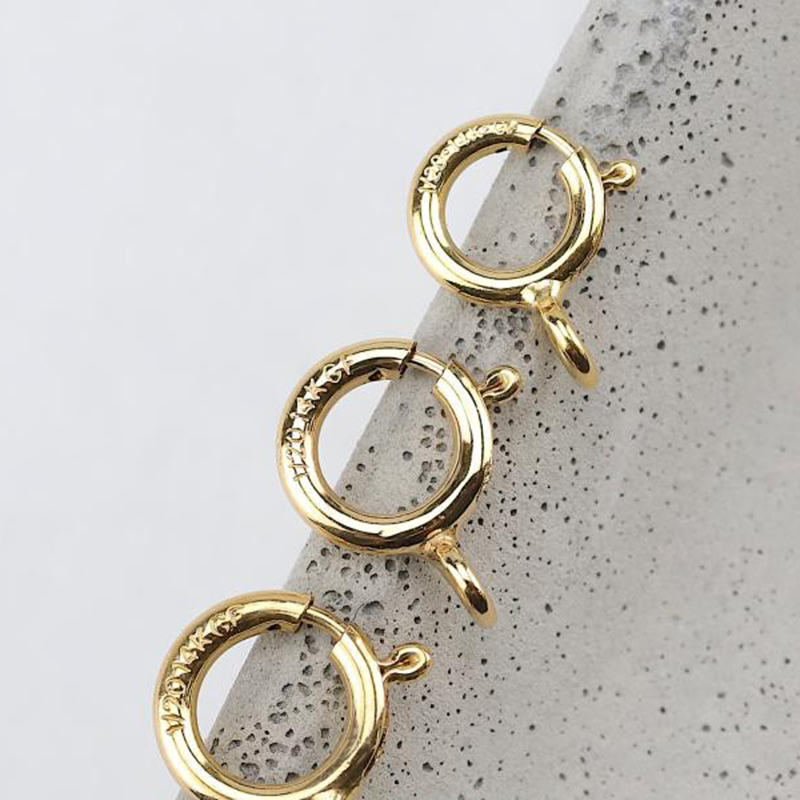 14K Gold Filled Spring Ring Cl - Jewelry Making Rings ulasan dan harga